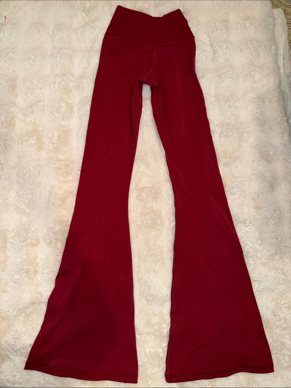 Arie offline Wine Red Flared Leggings - Picture 5 of 5